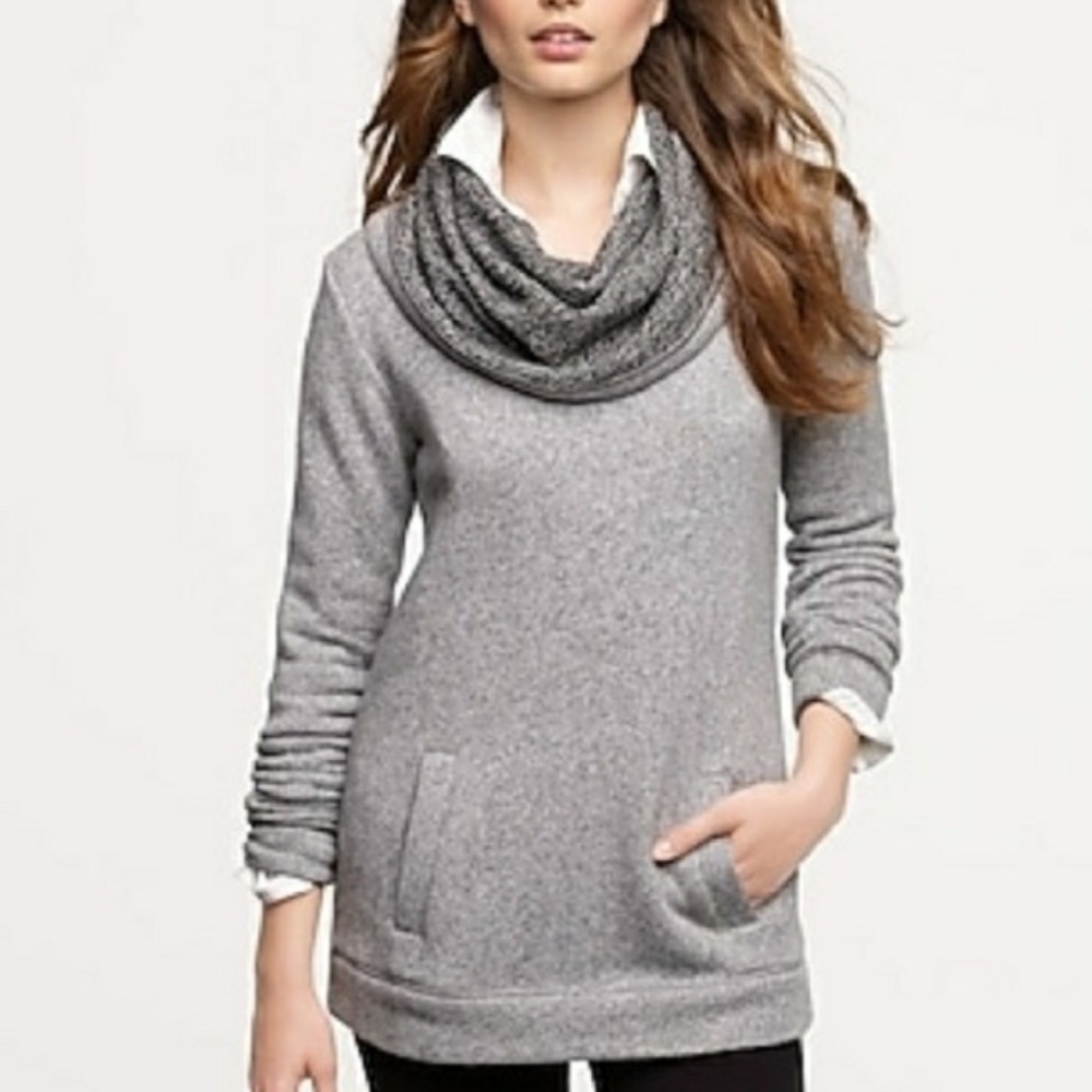 J. Crew Cowl Neck Light Green Sweater - M